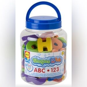 Shapes for the Tub ABC . 123 Floaty Colorful Laters And Numbers